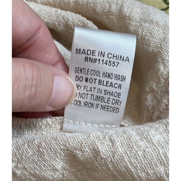 THML Women's Size Small Top Shirt Colorful Floral Embroidered Aztec Tribal Boho - Picture 6 of 9